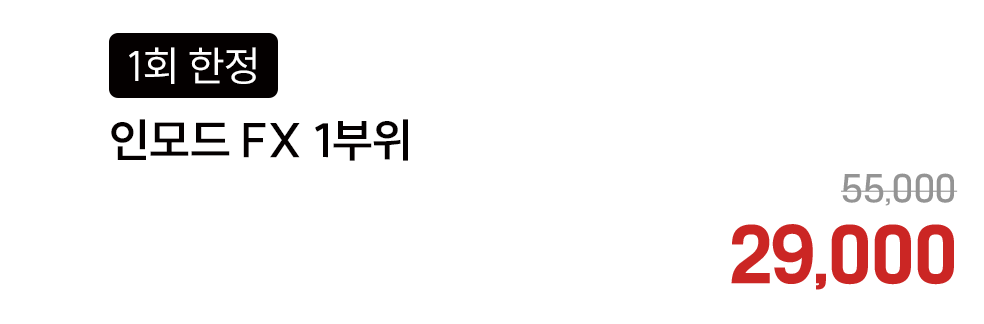 인모드 FX 1부위